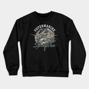 Supermarine Spitfire Royal  Airforce Pilot Gift Crewneck Sweatshirt